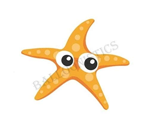 Balloonistics Underwater Theme Cardboard Cut-Outs – Pack of 4 Cardstock Decorations for Mermaid & Ocean Birthday Parties thumbnail 4