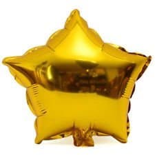 Balloonistics Gold Star Shape Foil Balloons – Metallic Gold Star Balloons for Birthday, Wedding & Festive Party Decoration (Gold, Pack of 6) thumbnail 2