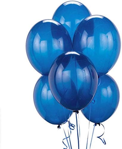 Balloonistics 50-Pack Metallic HD Pink & Blue Latex Balloons – Shiny Combo Balloons for Baby Shower, Kids Birthday & Colourful Party Decoration thumbnail 4