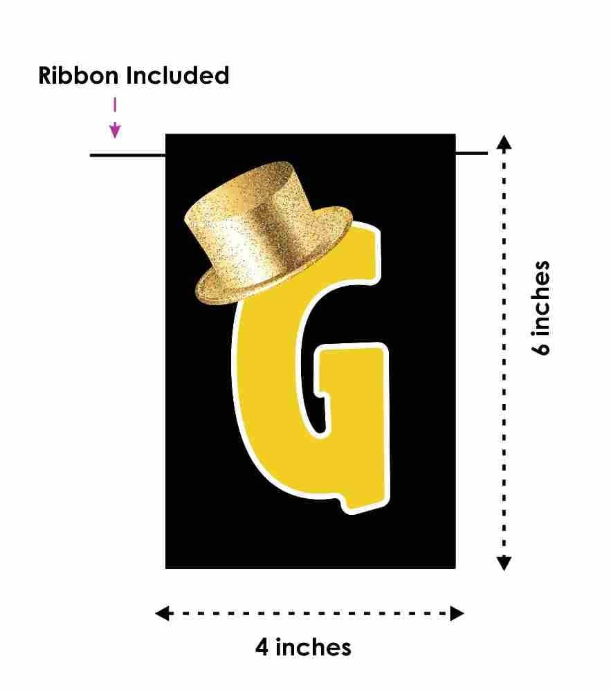 Balloonistics Groom to Be Happy Birthday Banner - Dapper Bachelor Party Bunting - Premium Cardstock Tuxedo & Bow-Tie Theme Decoration with Ribbons, Engagement & Wedding Celebration Backdrop (Groom To Be Banner) thumbnail 6