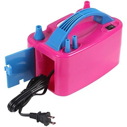 Balloonistics High Power Electric Balloon Pump – Dual Nozzle Automatic Inflator for Fast Balloon Inflation at Birthday, Wedding & Party Events thumbnail 2
