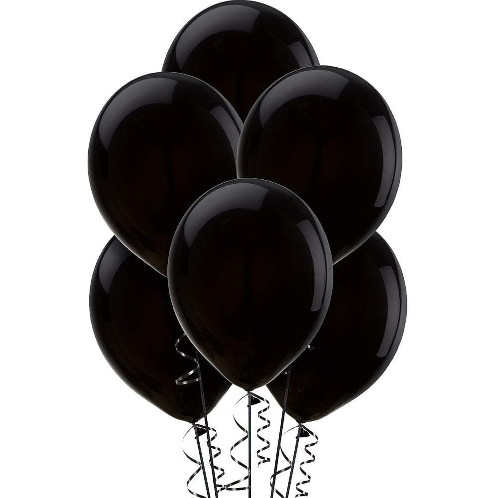 Balloonistics 50-Pack Metallic HD Black & White Latex Balloons – Shiny Monochrome Combo for Milestone Birthday, Elegant Party & Sophisticated Decoration thumbnail 5