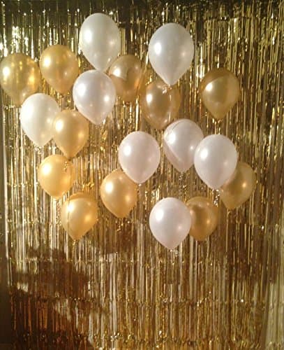 Balloonistics Silver & Gold HD Metallic Balloons – Pack of 100 Party Balloons for Birthday & Celebration Decorations thumbnail 3