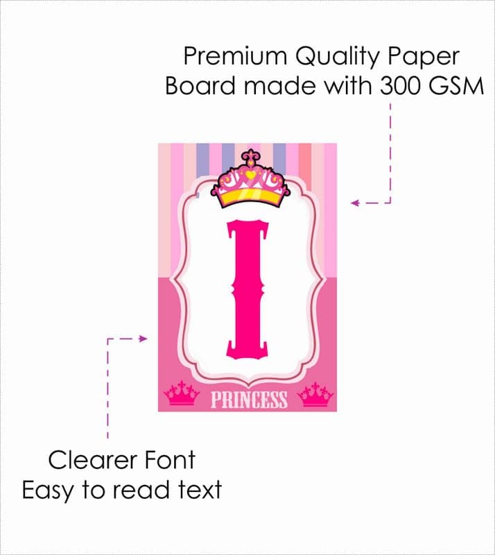 Balloonistics Princess Theme Happy Birthday Banner Premium Cardstock Birthday Decorations for Girls Party Backdrop for Girls (Happy Birthday Banner) thumbnail 5