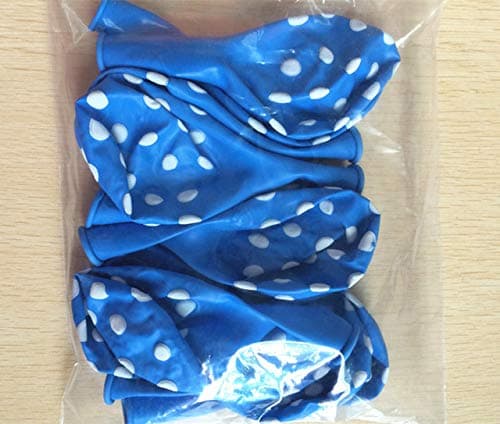 Balloonistics 30-Pack Dark Blue Polka Dot Latex Balloons – 12-Inch Spotted Balloons for Boys Birthday, Ocean Theme, Graduation & Bold Party Decoration thumbnail 3