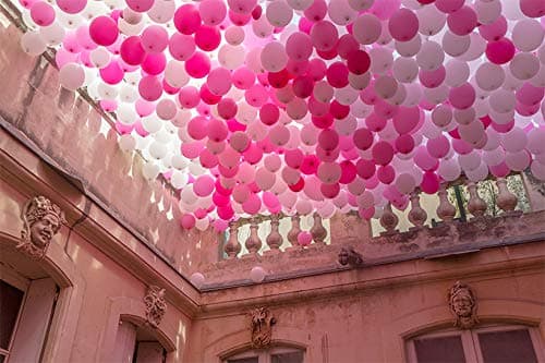 Balloonistics 10 Inch (Pack Of 50) Balloons for Birthday Decoration, Decoration for Weddings, Engagement, Baby Shower, 1st Birthday, Anniversary Party, Birthday Party supplies (Pink) thumbnail 5
