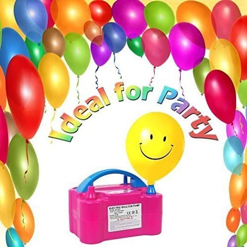 Balloonistics High Power Electric Balloon Pump – Dual Nozzle Automatic Inflator for Fast Balloon Inflation at Birthday, Wedding & Party Events thumbnail 6