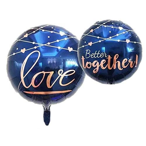 Balloonistics Love Better Together Round Double Side Foil Balloon 22 Inches Pack of 1 thumbnail 1