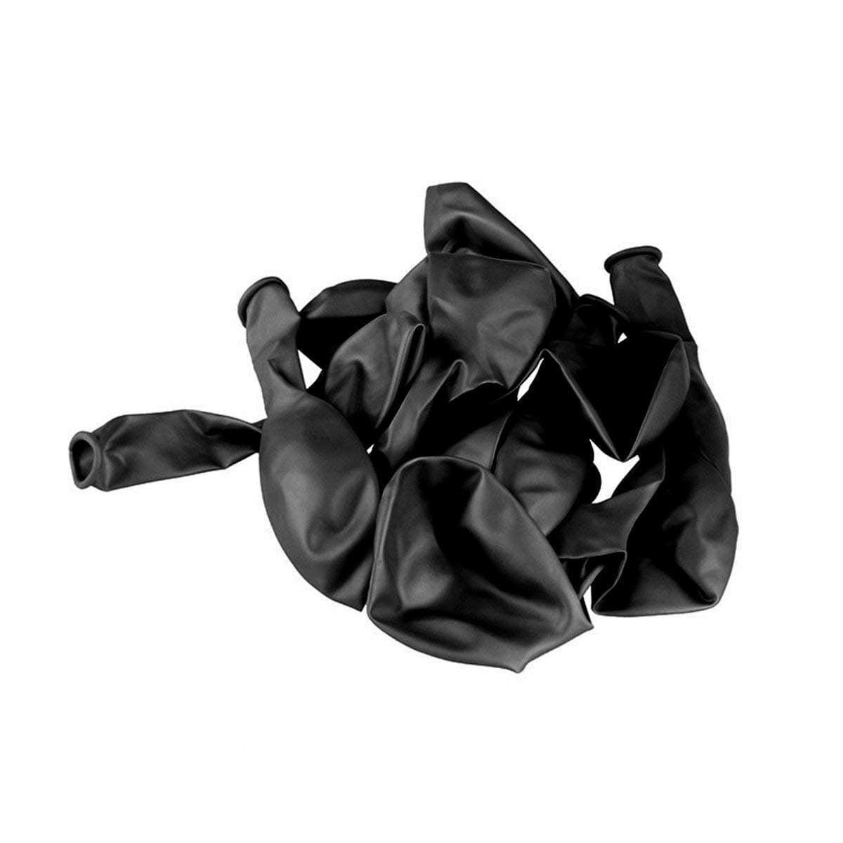 Balloonistics 10 Inch HD Metallic Shiny Balloons for Birthday Decoration, Decoration for Weddings, Engagement, Baby Shower, 1st Birthday, Anniversary, Birthday Party (Pack Of 50) (Black) thumbnail 4