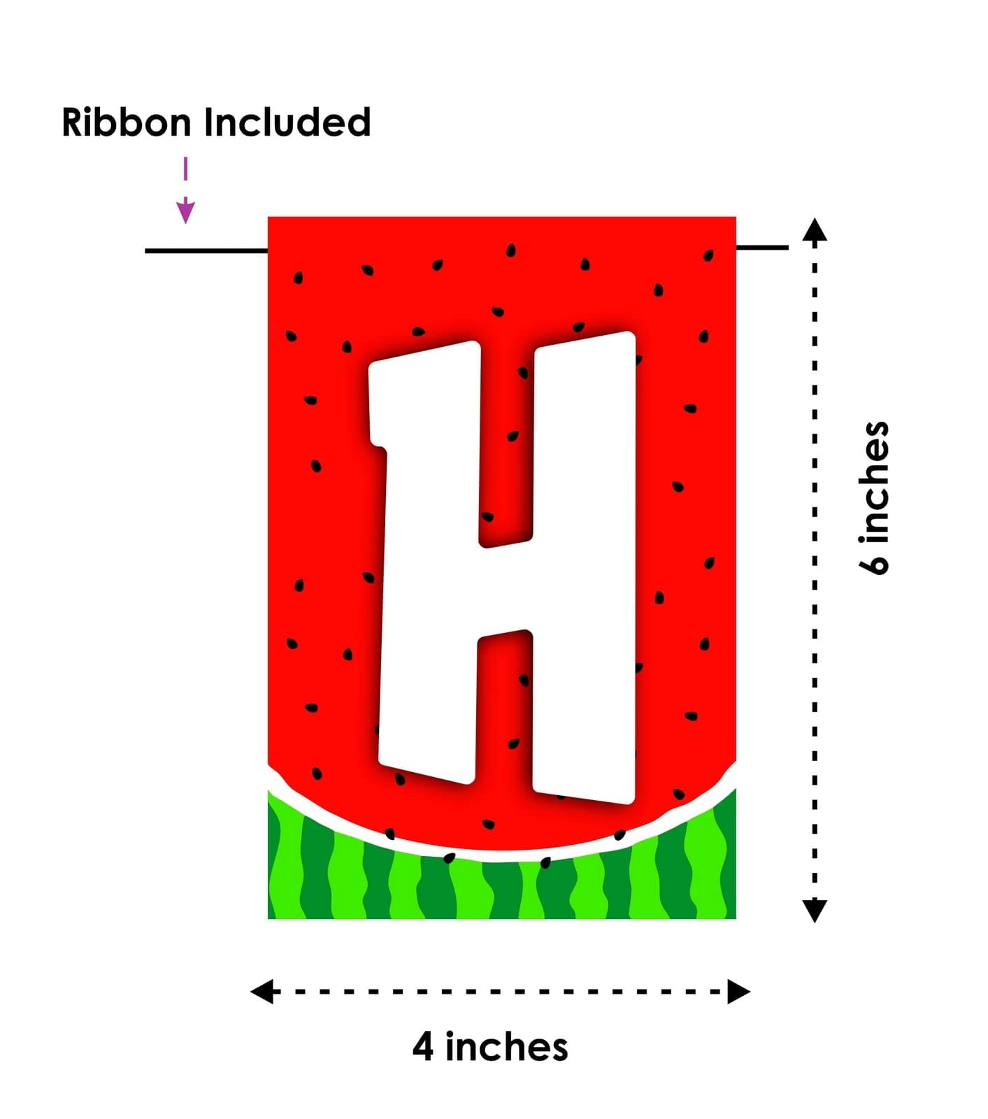 Balloonistics Watermelon Happy Birthday Banner – Vibrant Red & Green "One in a Melon" Bunting – Premium Cardstock Summer Fruit Theme Party Decorations for Girls & Boys thumbnail 6