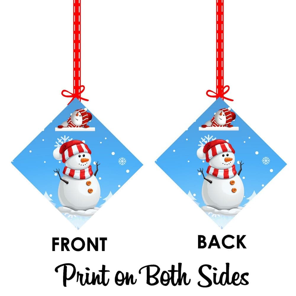 Balloonistics Snowman Theme Hanging Swirls - Pack of 12 Double-Sided Cardstock Streamers - Winter Wonderland Birthday Decorations, Frosty Snowman Ceiling Decor, Holiday Season Party Hangers (Hangings - Pack of 12) thumbnail 8