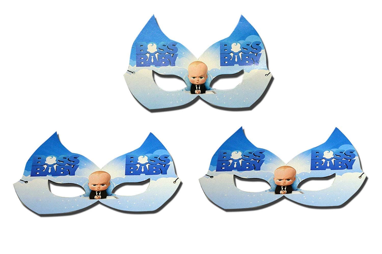 Balloonistics Kid's Baby Mask (Multicolour) - Pack of 10 thumbnail 2