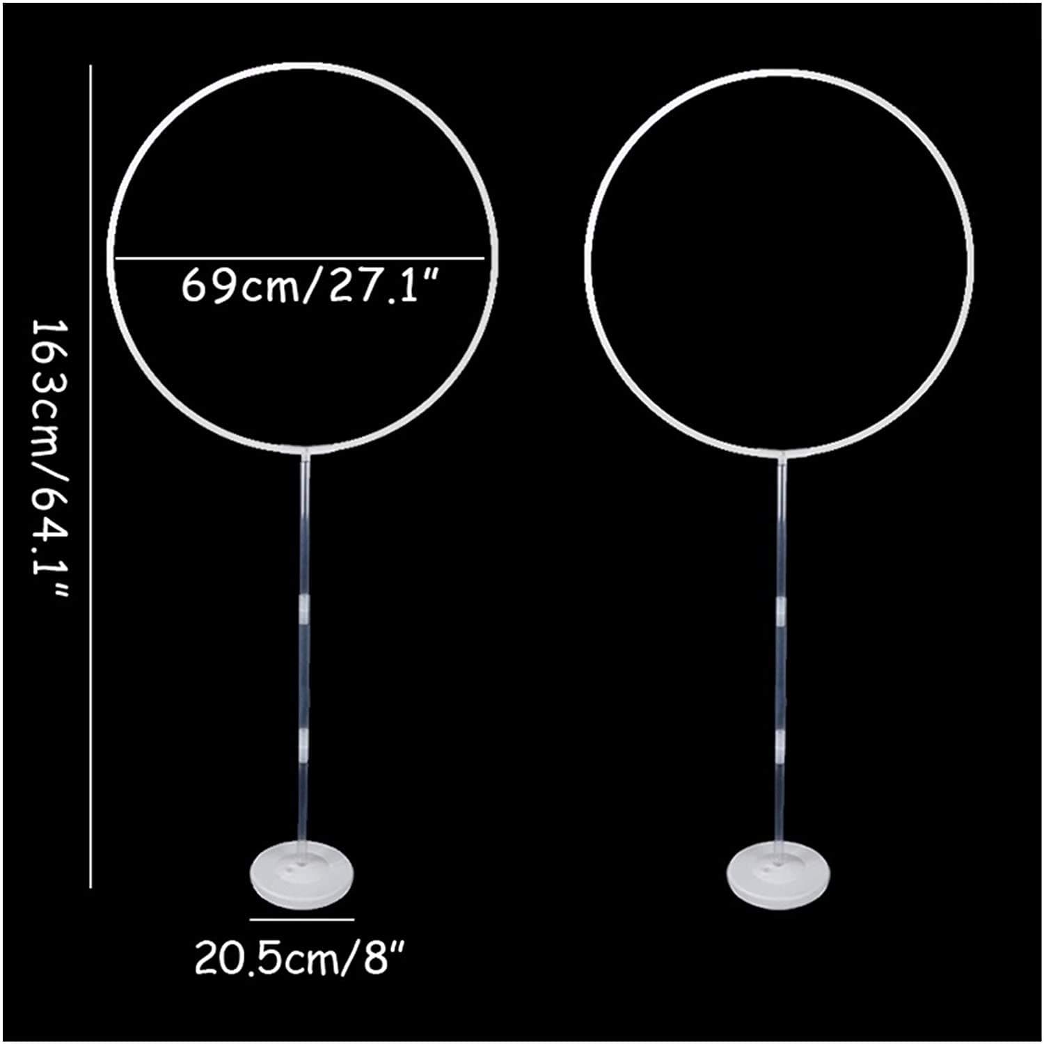 Balloonistics PVC Round Balloon Arch Stand Frame – DIY Balloon Arch Kit for Wedding, Baby Shower & Kids Birthday Party Decoration (Pack of 1) thumbnail 4