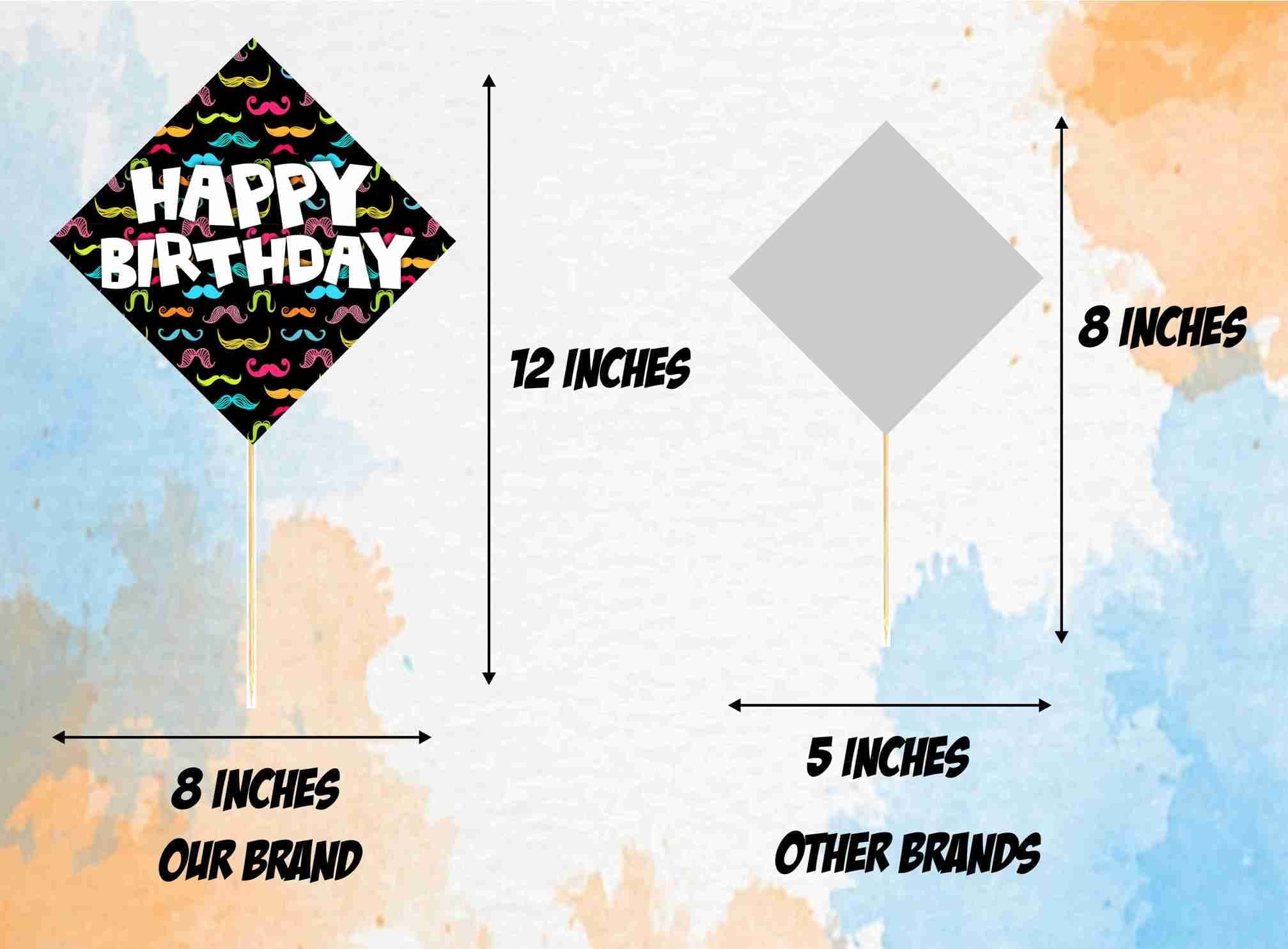 Balloonistics Mustache Photo Booth Props - Premium Cardstock "Little Man" Birthday Party Props Dapper Mustache & Bowtie Selfie Accessories with Bamboo Sticks Boys & Men’s Parties thumbnail 5