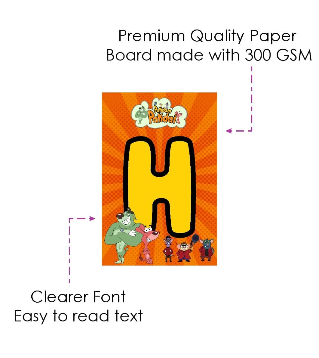 Balloonistics Pakdam Pakdai Theme Happy Birthday Banner - Doggy Don & Chhotu Cartoon Cardstock Bunting - Vibrant Kids Animation Party Decorations, Chase & Comedy Birthday Backdrop thumbnail 4
