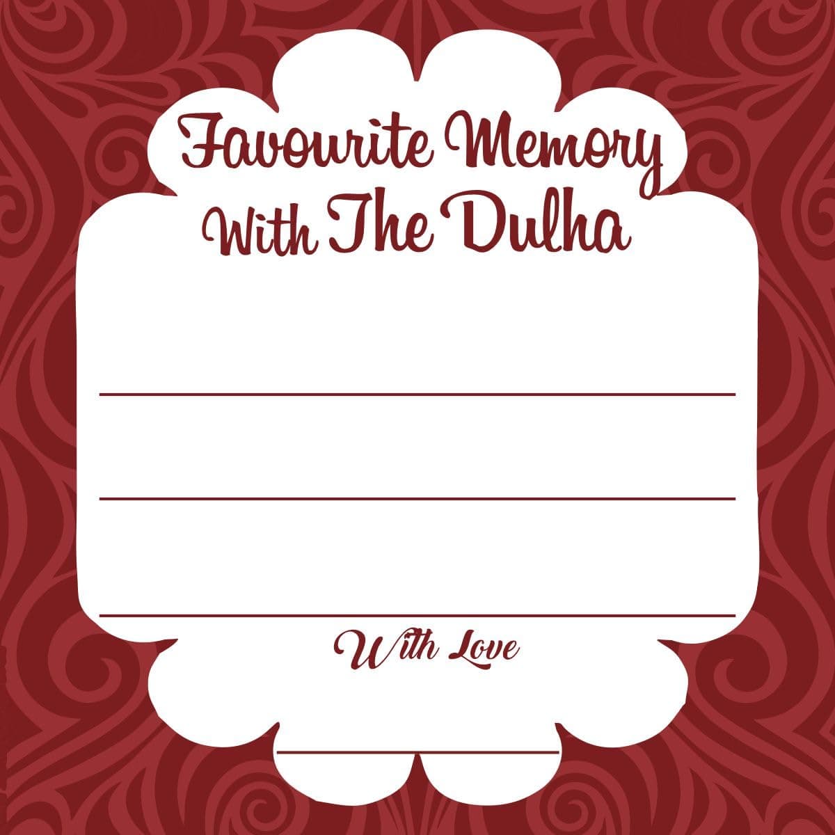 Balloonistics Wedding Memory Cards – Pack of 24 (12 Dulhan & 12 Dulha) – Fun Guest Activity for Mehndi, Sangeet, Haldi & Reception – Premium Cardstock Keepsake & Wedding Props Game thumbnail 8