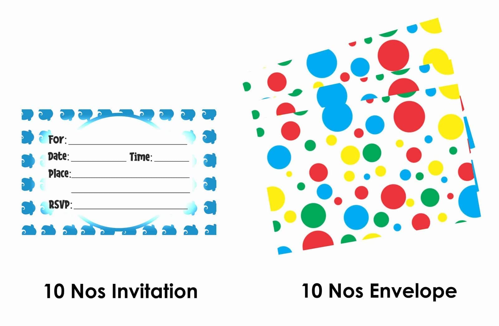 Balloonistics Baby Boss Theme Birthday Invitation Cards with Envelopes Premium Cardstock Invites Double-Sided Printing Party Supplies for Birthday (Invite Card - pack of 10) thumbnail 5