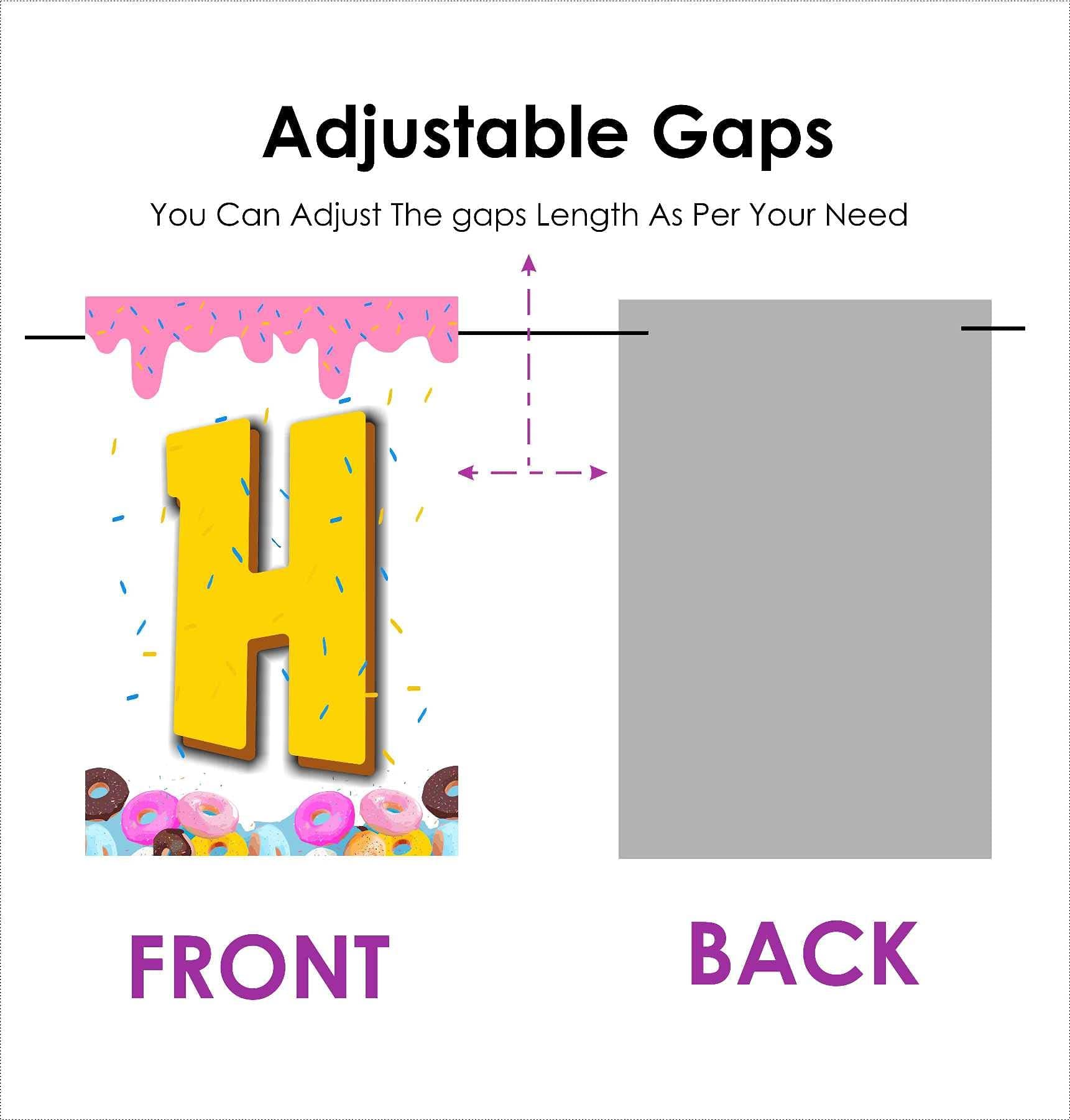 Balloonistics Donut Sprinkles Theme Happy Birthday Banner for Kids and Adult Theme Party thumbnail 6