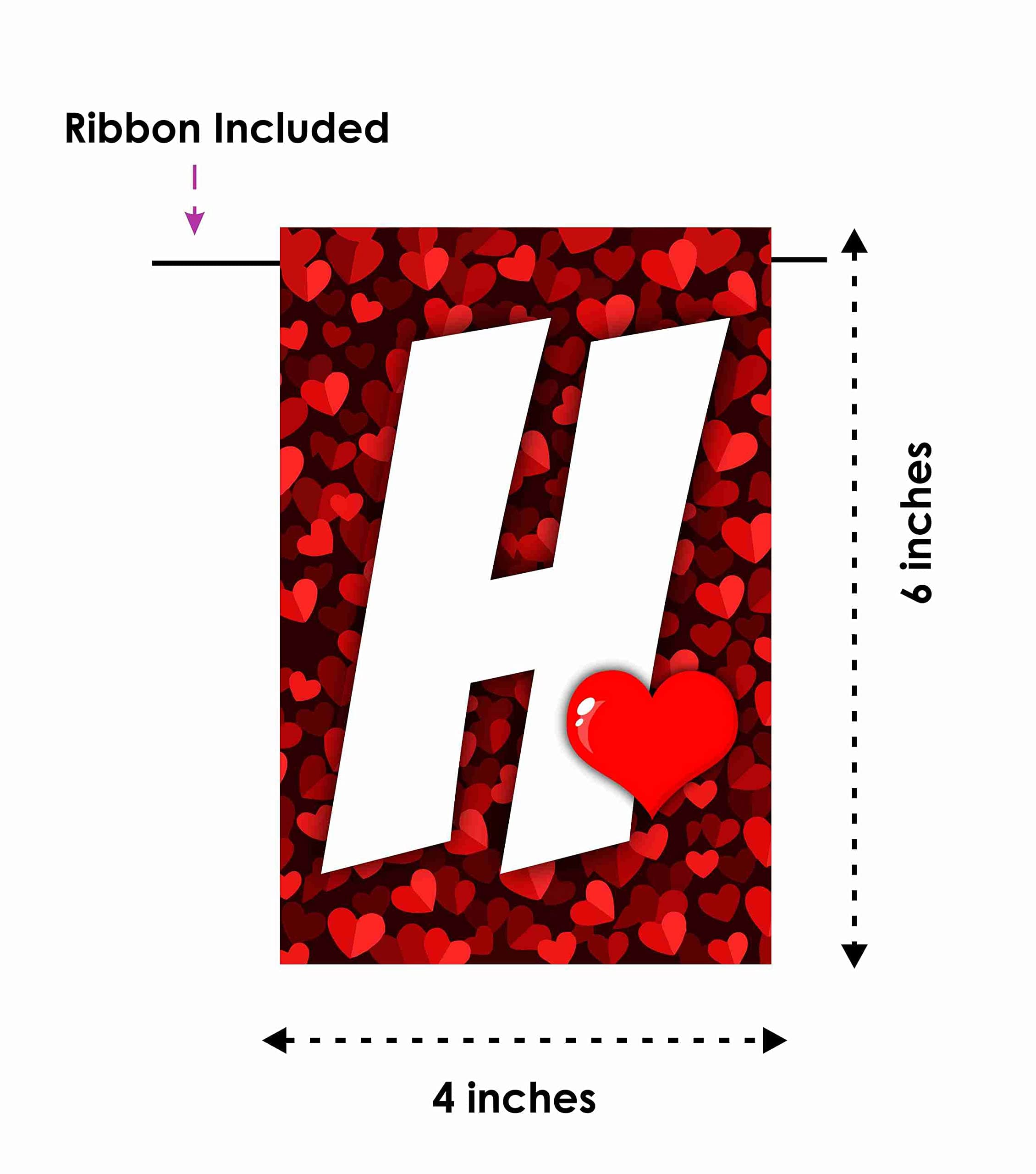 Balloonistics Happy Valentine’s Day Banner - Red Glitter Heart Cardstock Bunting - Romantic Holiday Party Decorations, "Happy Valentine’s Day" Love-Themed Backdrop thumbnail 5