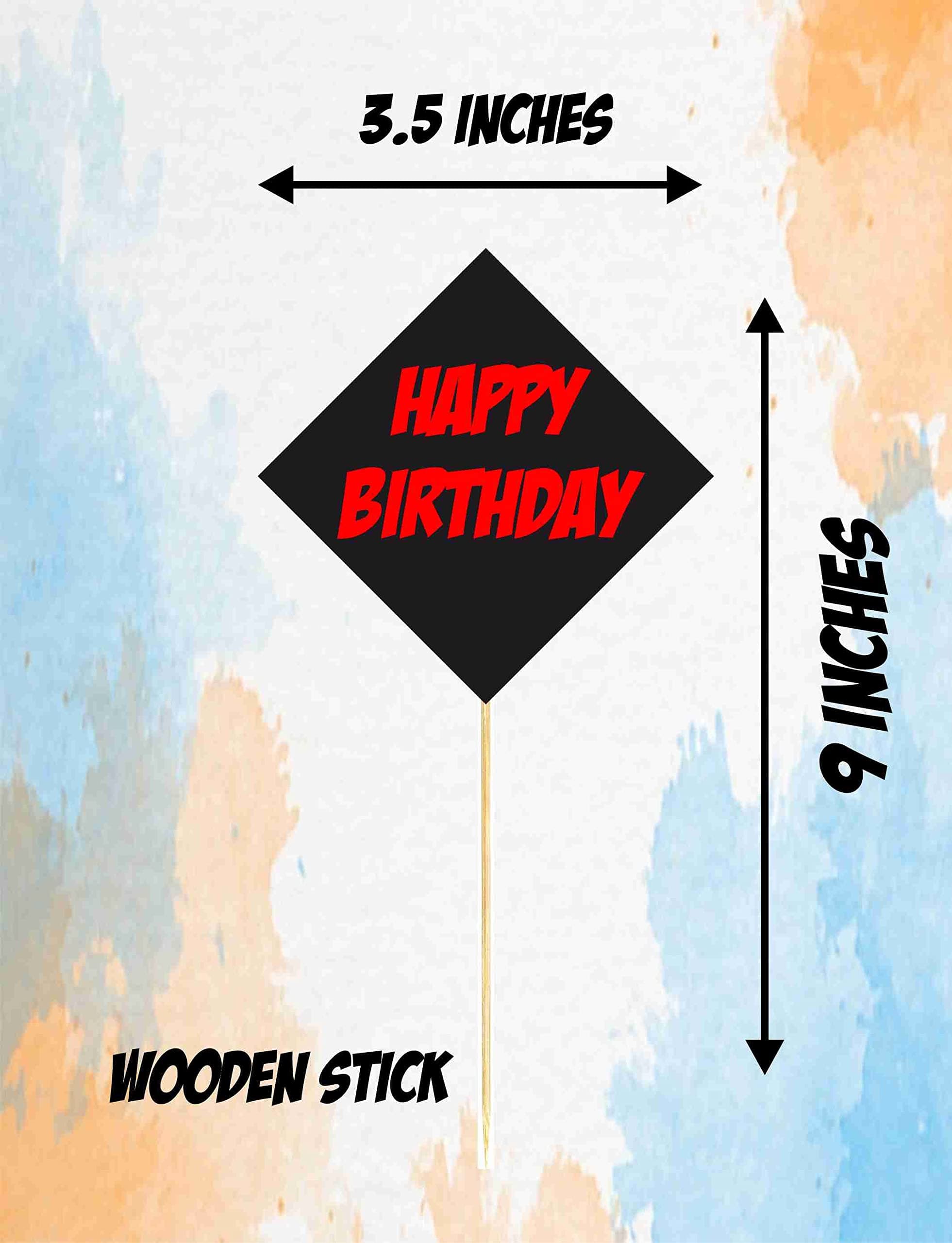Balloonistics Best Dad Ever Cake Topper - Pack of 10 Premium Cardstock Toppers with Bamboo Sticks - Bold Blue & Gold Father’s Day & Dad’s Birthday Dessert Decor - Food-Safe & Double-Sided Graphics (Cake Topper - Pack of 10) thumbnail 3