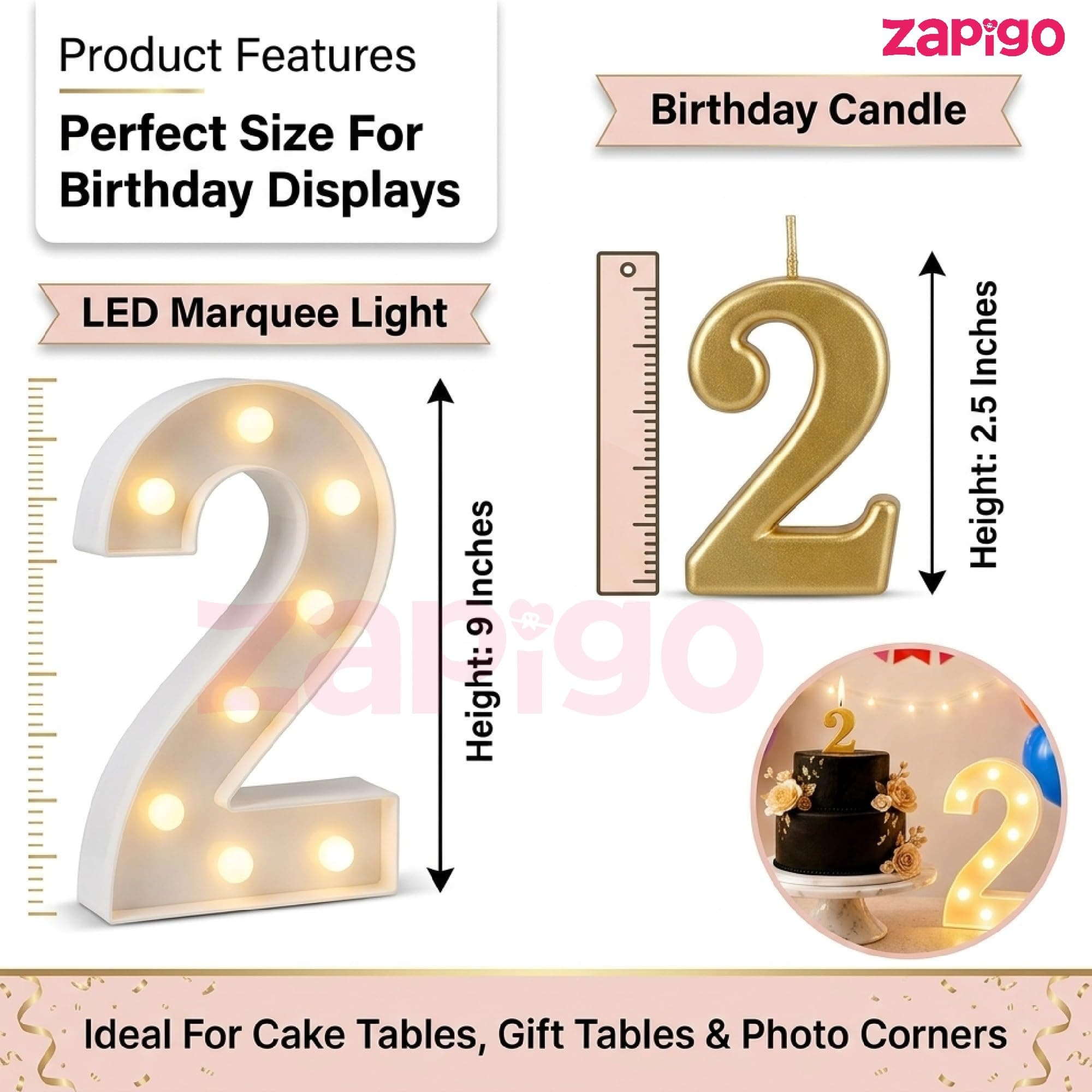 Balloonistics 55-Piece 2nd Birthday Decoration Kit – Number 2 Foil Balloon, Happy Birthday Banner, Latex Balloons, Arch Tools for Party Room Decor, Photo Booth Backdrop, Milestone Celebration thumbnail 2