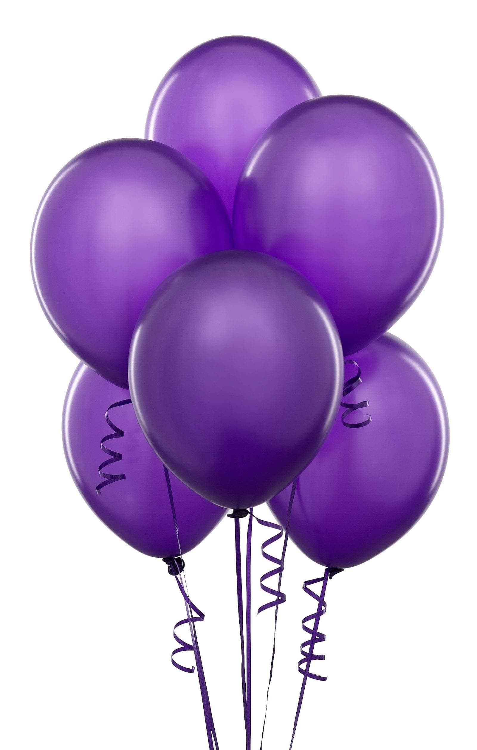Balloonistics 10 Inch HD Metallic Shiny Balloons for Birthday Decoration, Decoration for Weddings, Engagement, Baby Shower, 1st Birthday, Anniversary, Birthday Party (Pack Of 50) (Purple) thumbnail 1