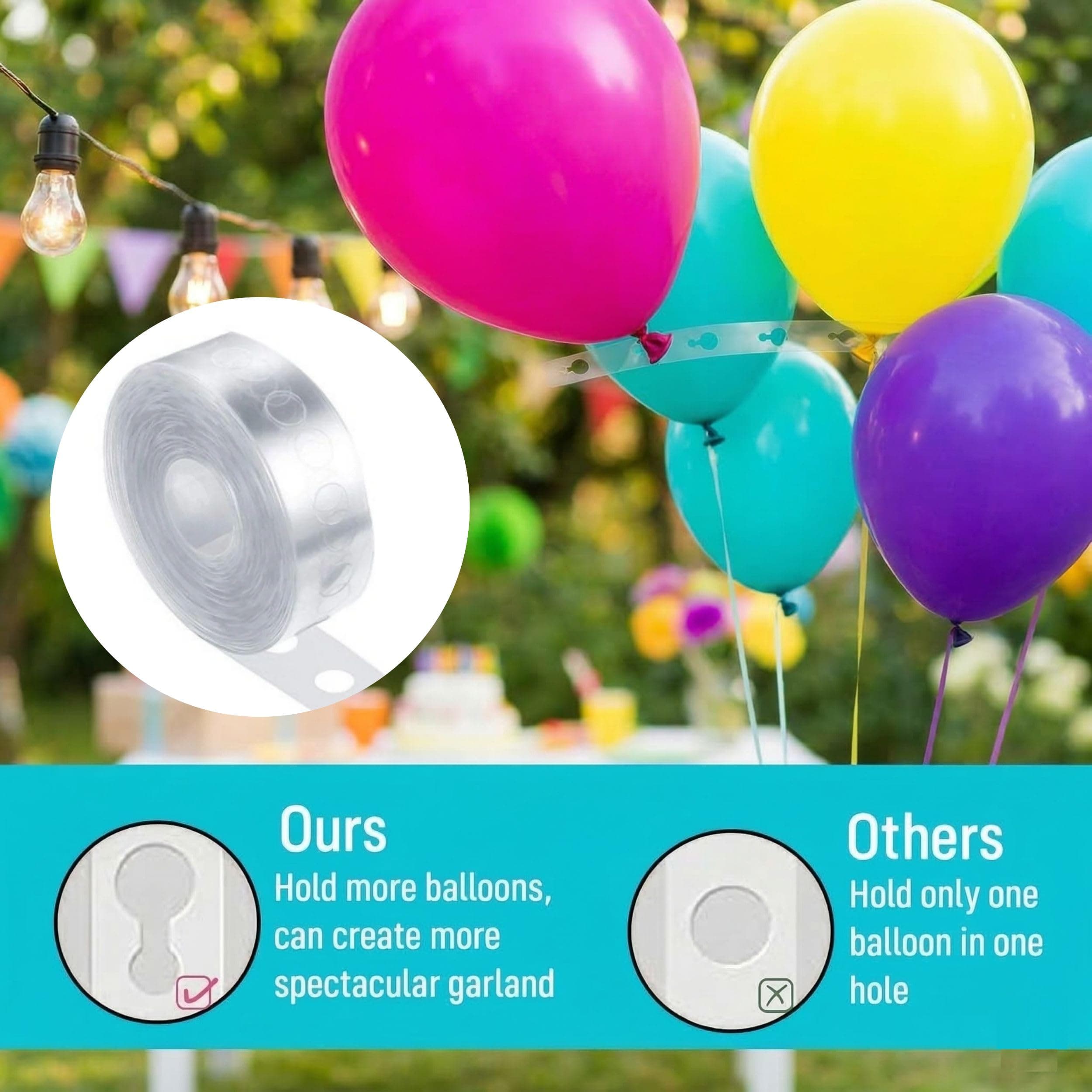 Balloonistics Balloon Pump Kit - Manual Hand Pump for Quick Balloon Inflation, Compatible with Latex & Foil Balloons, Lightweight & Durable for Party Decoration, Birthday, Anniversary, Outdoor & Home thumbnail 7