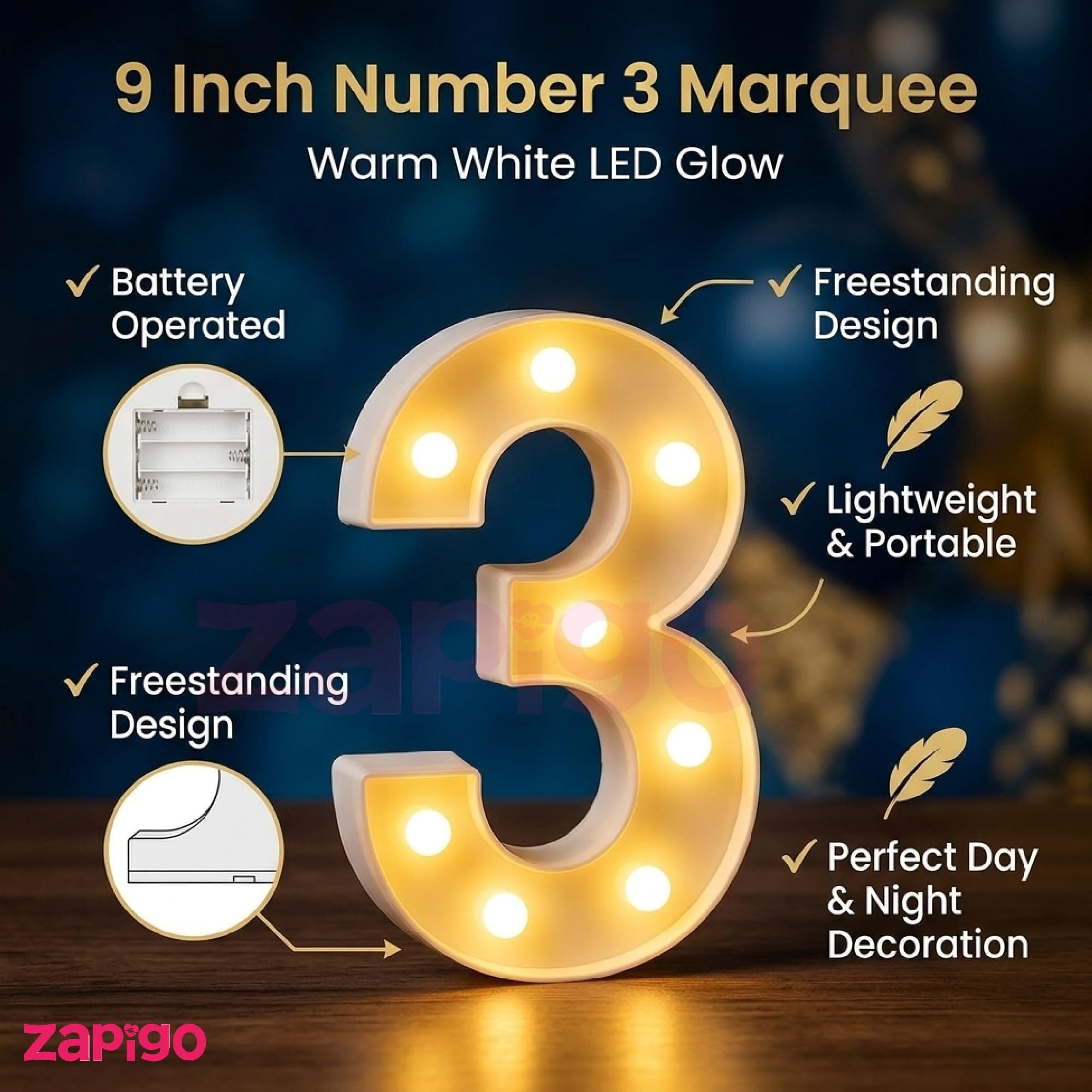 Balloonistics 55 Pcs 3rd Birthday Decoration Kit – Number 3 Foil Balloon, Happy Birthday Banner, Latex Balloons & Arch Tools for Party Room Decoration, Balloon Arch, Photo Booth Backdrop thumbnail 4