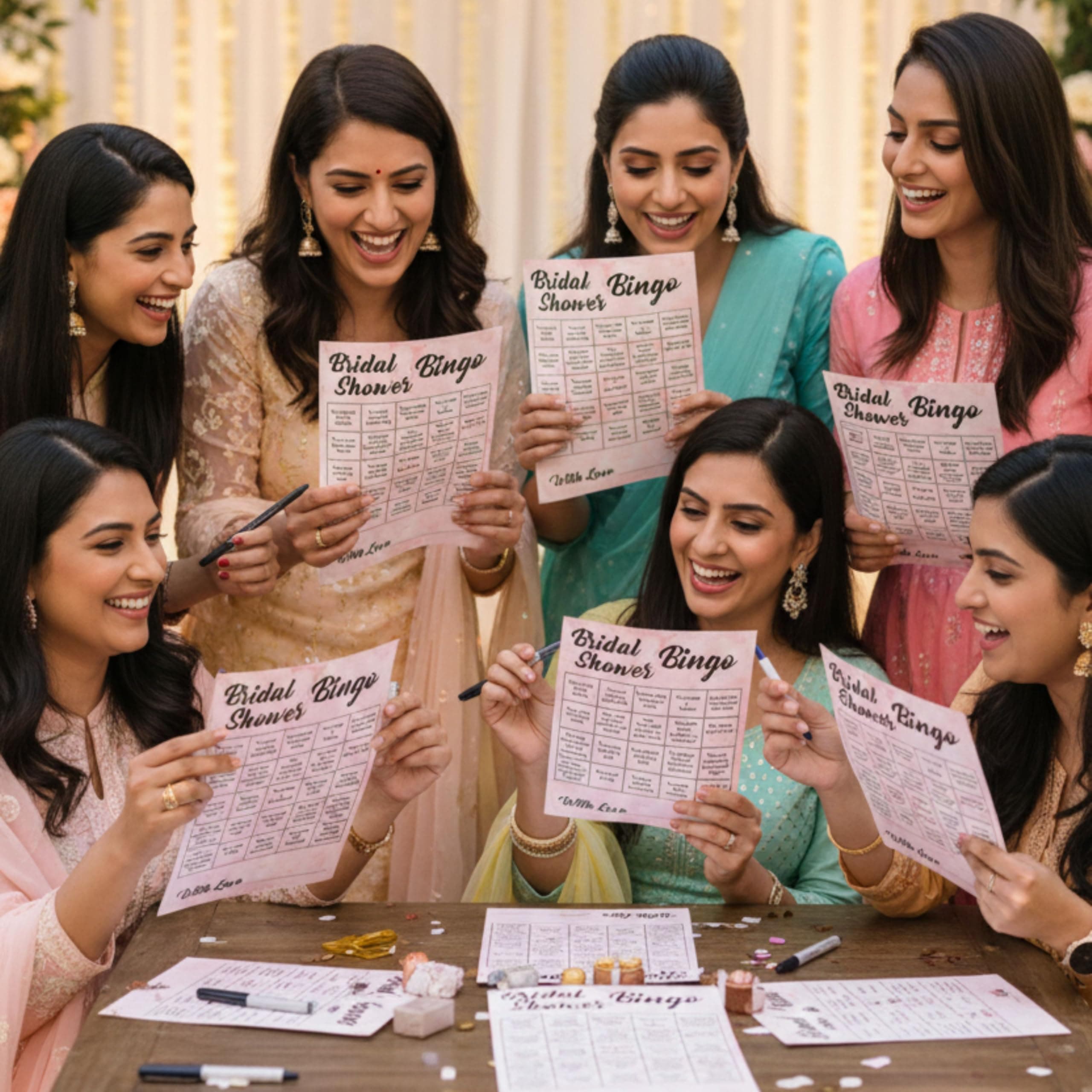 Balloonistics Bridal Shower Bingo Game Cards – Pack of 10 – Fun Interactive Bachelorette Party Activity – Premium 6x4 Inch Cardstock Bride-to-Be Celebration Supplies thumbnail 4