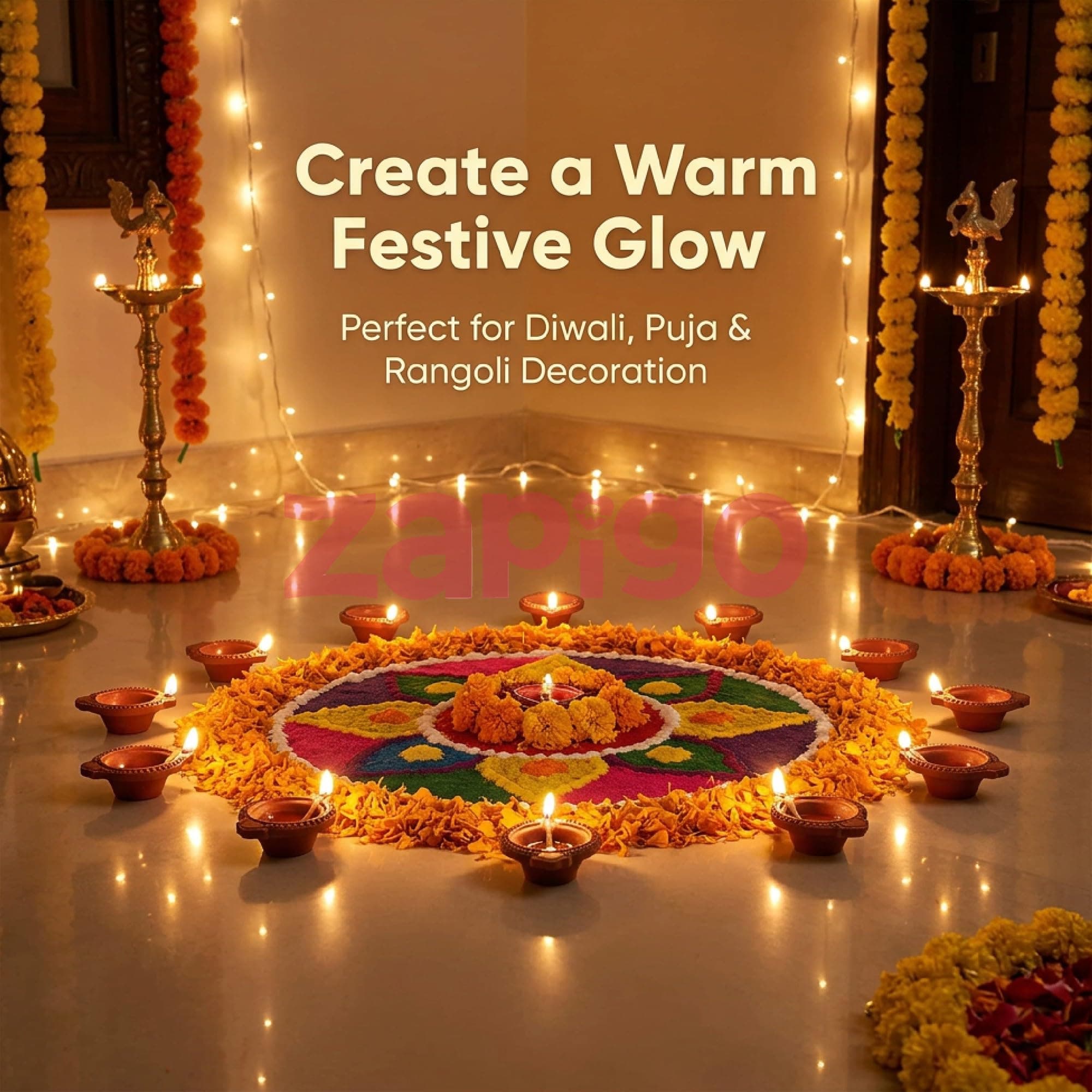Habba Diwali LED Diya Lights (LED Diya Pack of 24) thumbnail 3