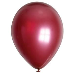Balloonistics 50-Pack Metallic Maroon Shiny Latex Balloons – HD Deep Red Balloons for Wedding, Anniversary, Elegant Birthday & Festive Party Decoration thumbnail 2