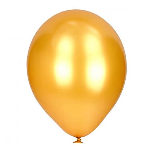 Balloonistics 50-Pack HD Metallic Gold Latex Balloons – Premium Shiny Gold Balloons for Birthday, Wedding & Festive Décor (Gold, Pack of 50) thumbnail 2