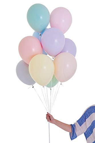 Balloonistics 50-Pack Pastel Blue Latex Balloons – Soft Matte Finish Balloons for Baby Shower, Boys Birthday, Winter Wonderland Theme & Elegant Party Decoration thumbnail 6