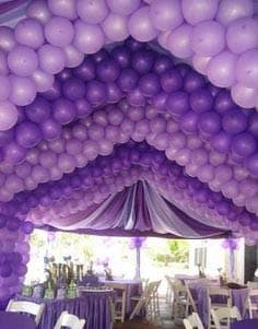 Balloonistics 10 Inch (Pack Of 50) Balloons for Birthday Decoration, Decoration for Weddings, Engagement, Baby Shower, 1st Birthday, Anniversary Party, Birthday Party supplies (Lavender) thumbnail 6