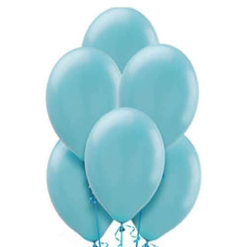 Balloonistics 25-Pack Pastel Blue Latex Balloons – Soft Matte Finish Balloons for Baby Shower, Boys Birthday, Winter Wonderland Theme & Elegant Party Decoration thumbnail 2