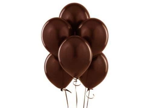Balloonistics 25-Pack Brown Latex Balloons – Solid Colour Balloons for Chocolate Theme, Safari Party, Autumn & Earthy Celebration Decoration thumbnail 4