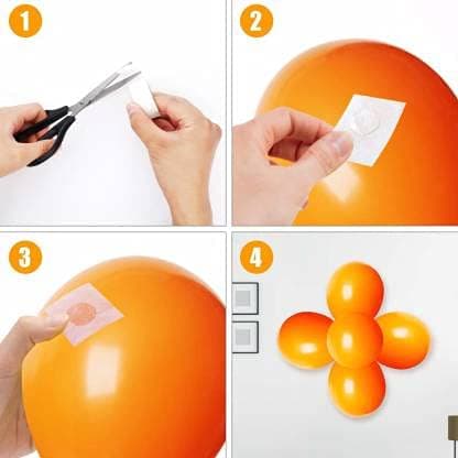 Balloonistics Happy Birthday Gold Foil Balloon Decoration Kit – Includes 1 Happy Birthday Foil Balloon & 100 Balloon Glue Dots for Birthday Party Decoration thumbnail 6
