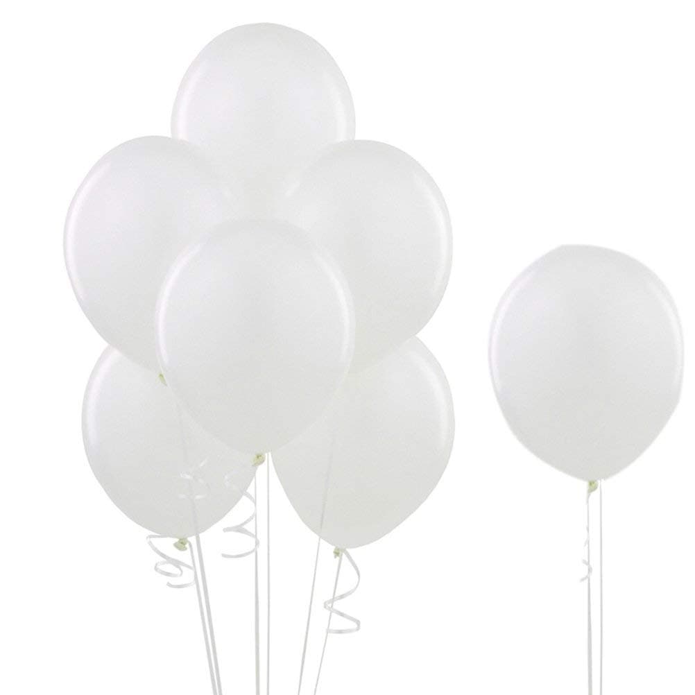 Balloonistics 50-Pack Metallic HD Red & White Latex Balloons – Shiny Combo Balloons for Birthday, Valentine’s Day, Christmas & Bold Party Decoration thumbnail 3