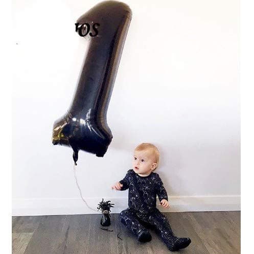 Balloonistics Black Number 8 Jumbo Foil Balloon – 40 Inch Large Number Balloon for 8th Birthday & Anniversary Decor thumbnail 3