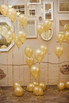 Balloonistics 50-Pack HD Metallic Gold Latex Balloons – Premium Shiny Gold Balloons for Birthday, Wedding & Festive Décor (Gold, Pack of 50) thumbnail 5