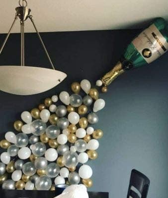 Balloonistics Champagne Wine Glass & Bottle Foil Balloon Set | 36 Inch | Party, Anniversary & New Year Decoration thumbnail 8
