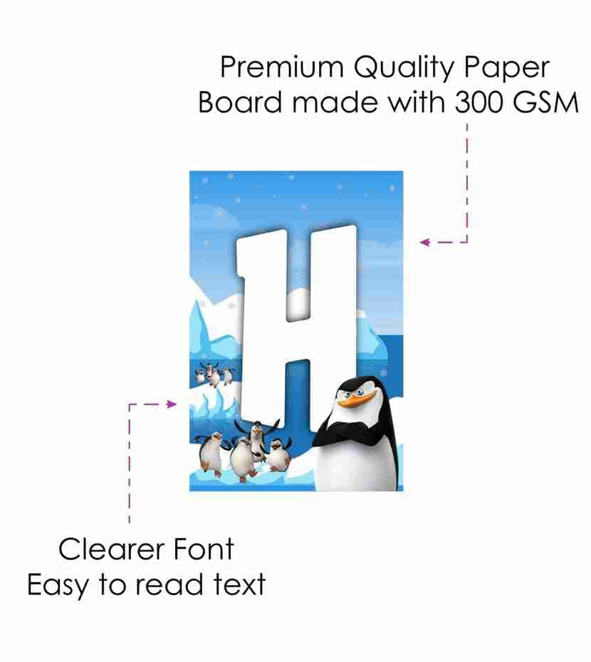Balloonistics Penguin Happy Birthday Banner - Premium Cardstock Winter Theme Party Bunting - Cute Arctic Birthday Decorations for Kids, "Coolest Party" Birthday Backdrop with Ribbons (Happy Birthday Banner) thumbnail 4