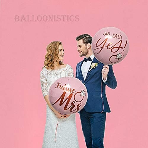 Balloonistics Engagement Latex Balloon – Multicolour Novelty Balloon for Engagement & Proposal Celebrations thumbnail 4