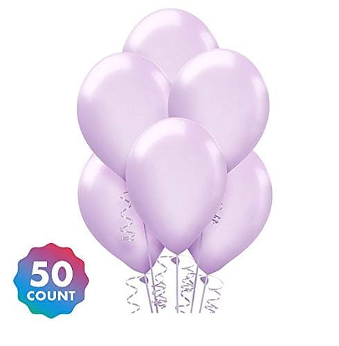 Balloonistics 10 Inch (Pack Of 50) Balloons for Birthday Decoration, Decoration for Weddings, Engagement, Baby Shower, 1st Birthday, Anniversary Party, Birthday Party supplies (Lavender) thumbnail 7