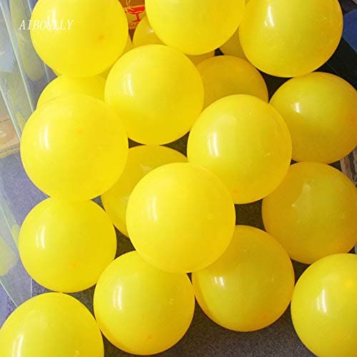 Balloonistics 25-Pack Yellow Latex Balloons – Solid Colour Balloons for Birthday, Tropical Theme, Baby Shower & Sunshine Party Decoration thumbnail 3