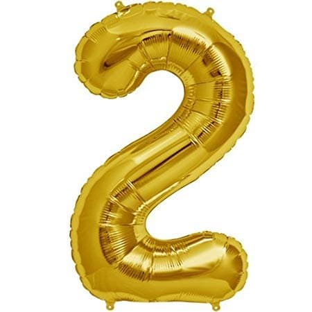Balloonistics Gifts Garden Foil Balloon for Birthday Party Decoration (Golden)
