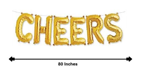 Balloonistics Cheers to Thirty Five Foil Balloon Combo – “Cheers to 35” & Number 35 Foil Balloon Set for 35th Birthday & Anniversary Party Decorations thumbnail 3