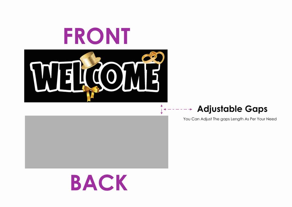 Balloonistics Groom’s Crew Outdoor Welcome Board - 2.3 Ft Large Bachelor Party Entryway Sign - Premium Cardstock "The Party Is Here" Decoration with Ribbons, Dapper Groom Squad & Wedding Backdrop (Welcome Outdoor Board) thumbnail 5