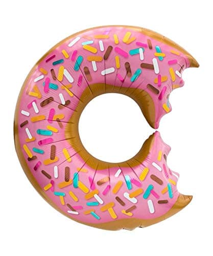 Balloonistics Donut and Sprinkles Foil Balloons,Bite Doughty Large Sweet Candy Dessert Mylar Helium Balloon,Multicolor thumbnail 1