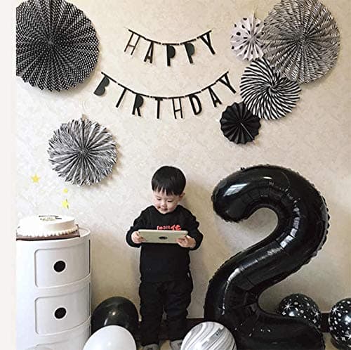 Balloonistics Black Number 8 Jumbo Foil Balloon – 40 Inch Large Number Balloon for 8th Birthday & Anniversary Decor thumbnail 4